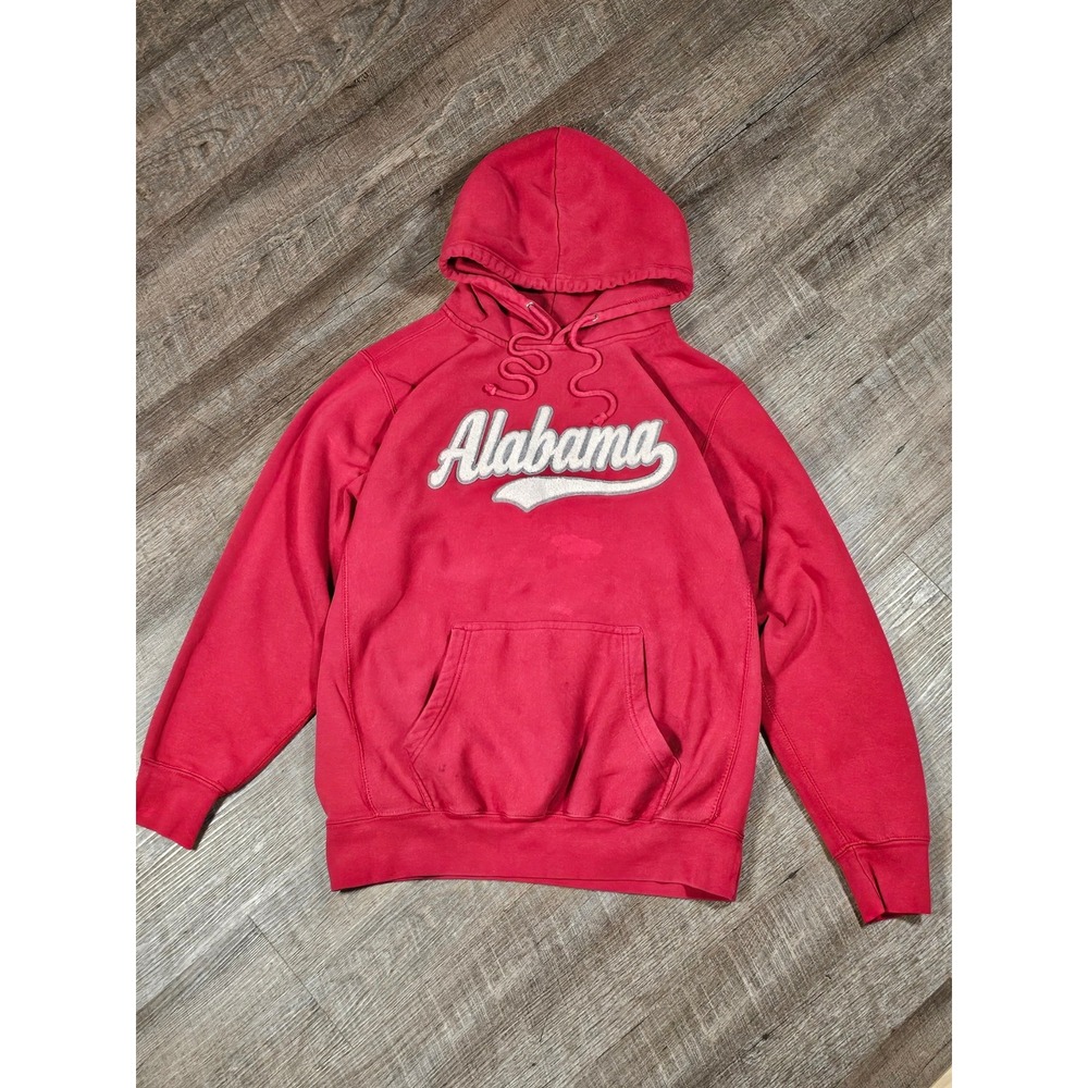 MV Sport Pro-Weave Alabama Crimson Tide Hoodie Red Sweatshirt Mens‎ Medium